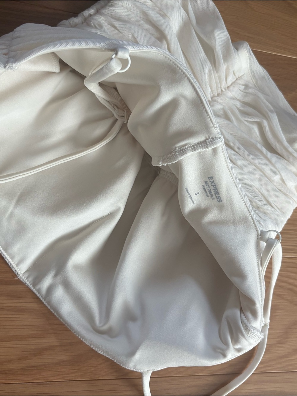 Ruched Spaghetti Strap Cropped Camisole - Picture 3 of 3